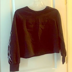 Hunter for target black sweatshirt 1X new w/o tag